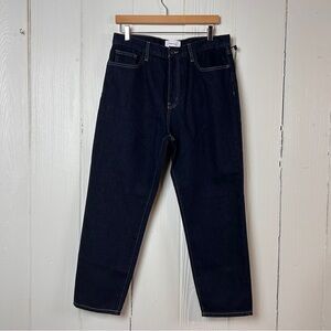 Current/Elliott NWT Women’s The Vintage Cropped Slim Dark Wash Jeans Size 32